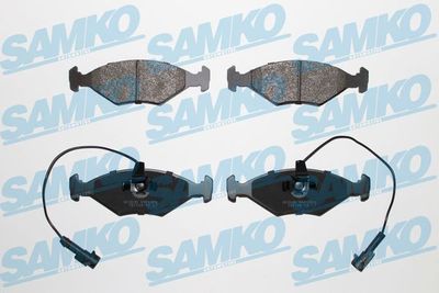 5SP1204 SAMKO Комплект тормозных колодок, дисковый тормоз