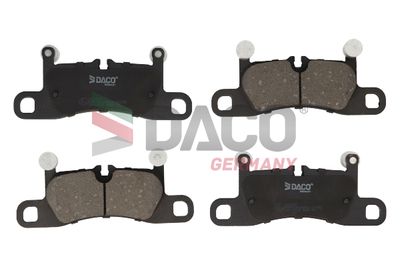 324207 DACO Germany Комплект тормозных колодок, дисковый тормоз