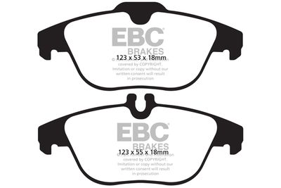 DP22012 EBC Brakes Комплект тормозных колодок, дисковый тормоз