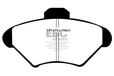 DP21143 EBC Brakes Комплект тормозных колодок, дисковый тормоз