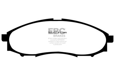 DP61316 EBC Brakes Комплект тормозных колодок, дисковый тормоз