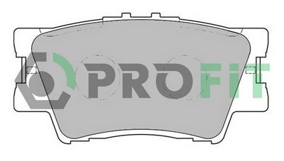 50002015 PROFIT Комплект тормозных колодок, дисковый тормоз
