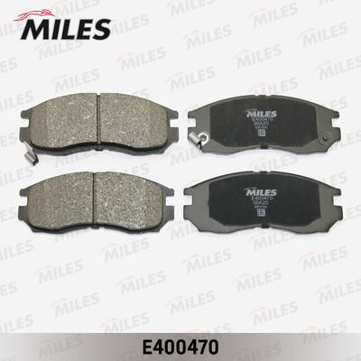 E400470 MILES Комплект тормозных колодок, дисковый тормоз