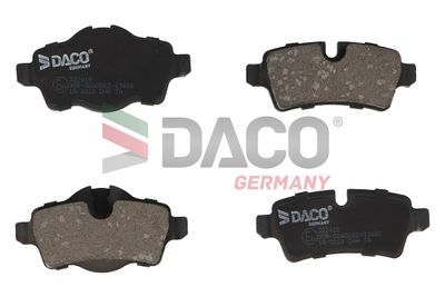 322418 DACO Germany Комплект тормозных колодок, дисковый тормоз