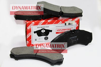 DBP1102 DYNAMATRIX Комплект тормозных колодок, дисковый тормоз