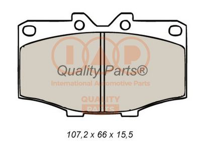 70417020 IAP QUALITY PARTS Комплект тормозных колодок, дисковый тормоз