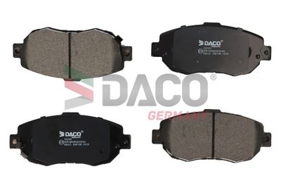 322103 DACO Germany Комплект тормозных колодок, дисковый тормоз