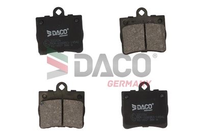 323334 DACO Germany Комплект тормозных колодок, дисковый тормоз