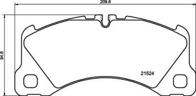 P65046 BREMBO Комплект тормозных колодок, дисковый тормоз