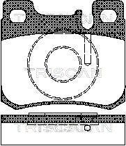 811023006 TRISCAN Комплект тормозных колодок, дисковый тормоз
