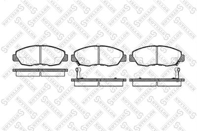 335002SX STELLOX Комплект тормозных колодок, дисковый тормоз