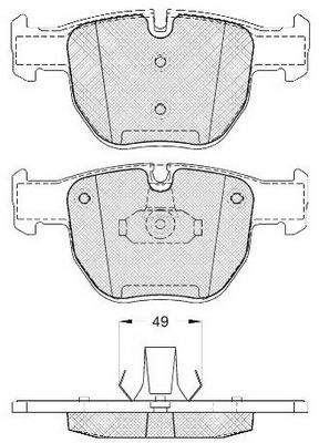 FP0992 FIT Комплект тормозных колодок, дисковый тормоз