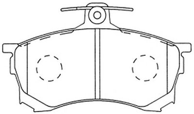 FP3123 FIT Комплект тормозных колодок, дисковый тормоз