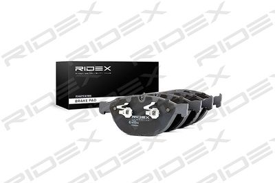 402B0375 RIDEX Комплект тормозных колодок, дисковый тормоз