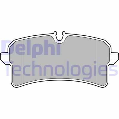 LP2706 DELPHI Комплект тормозных колодок, дисковый тормоз