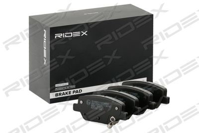402B1335 RIDEX Комплект тормозных колодок, дисковый тормоз