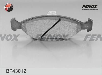 BP43012 FENOX Комплект тормозных колодок, дисковый тормоз
