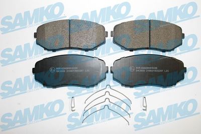 5SP2207 SAMKO Комплект тормозных колодок, дисковый тормоз
