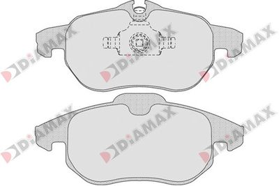 N09364 DIAMAX Комплект тормозных колодок, дисковый тормоз