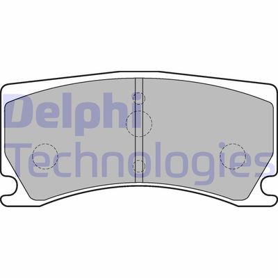 LP2217 DELPHI Комплект тормозных колодок, дисковый тормоз