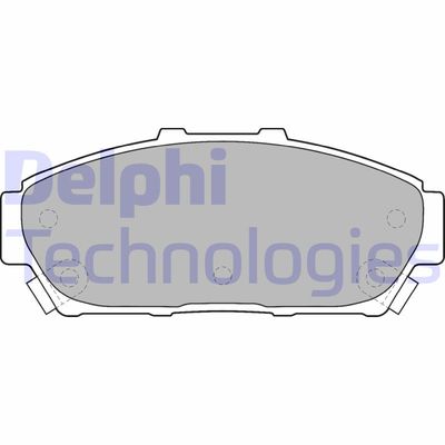 LP1534 DELPHI Комплект тормозных колодок, дисковый тормоз