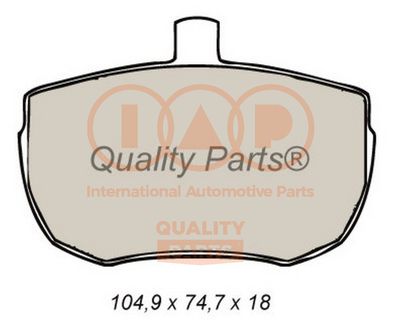 70414030 IAP QUALITY PARTS Комплект тормозных колодок, дисковый тормоз