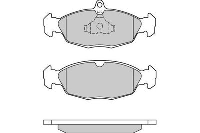 120520 E.T.F. Комплект тормозных колодок, дисковый тормоз