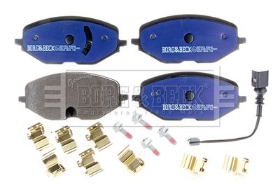 BBP2904 BORG & BECK Комплект тормозных колодок, дисковый тормоз