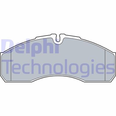 LP3541 DELPHI Комплект тормозных колодок, дисковый тормоз