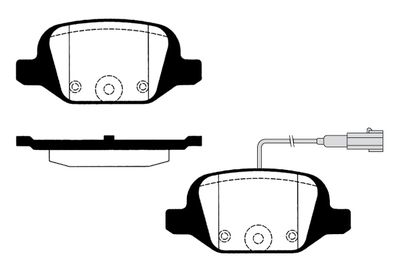 RA06091 RAICAM Комплект тормозных колодок, дисковый тормоз