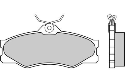 120335 E.T.F. Комплект тормозных колодок, дисковый тормоз