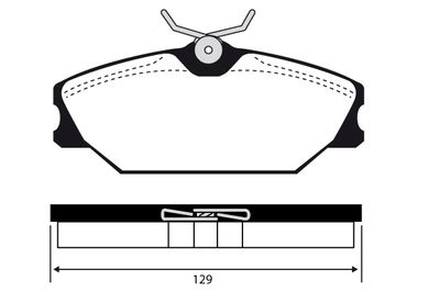 RA03883 RAICAM Комплект тормозных колодок, дисковый тормоз