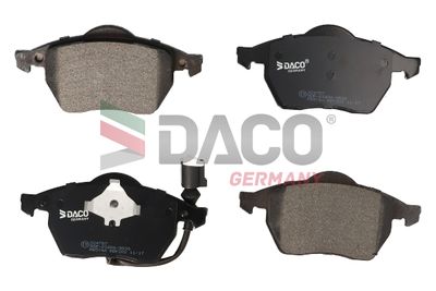324757 DACO Germany Комплект тормозных колодок, дисковый тормоз