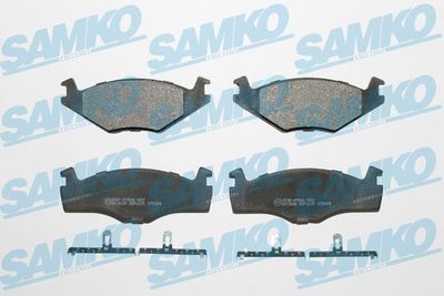 5SP225 SAMKO Комплект тормозных колодок, дисковый тормоз