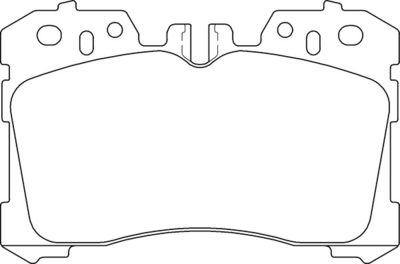 LVXL1648 MOTAQUIP Комплект тормозных колодок, дисковый тормоз