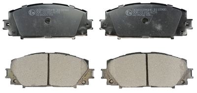 B110980 DENCKERMANN Комплект тормозных колодок, дисковый тормоз