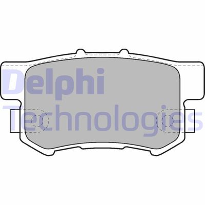 LP1507 DELPHI Комплект тормозных колодок, дисковый тормоз