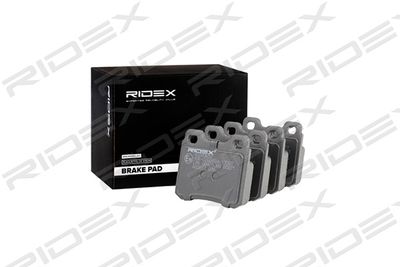 402B0652 RIDEX Комплект тормозных колодок, дисковый тормоз
