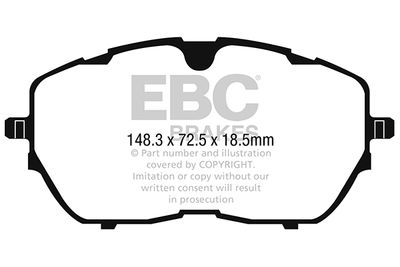 DP22265 EBC Brakes Комплект тормозных колодок, дисковый тормоз