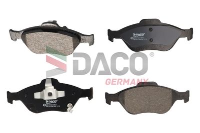 324574 DACO Germany Комплект тормозных колодок, дисковый тормоз