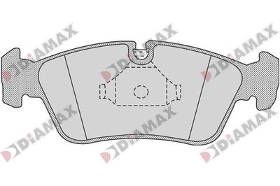 N09835 DIAMAX Комплект тормозных колодок, дисковый тормоз