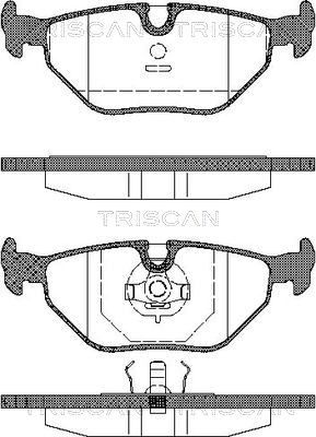 811011899 TRISCAN Комплект тормозных колодок, дисковый тормоз