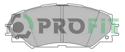 50002012C PROFIT Комплект тормозных колодок, дисковый тормоз