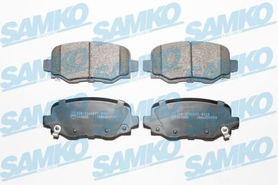 5SP1955 SAMKO Комплект тормозных колодок, дисковый тормоз
