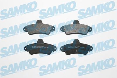 5SP714 SAMKO Комплект тормозных колодок, дисковый тормоз