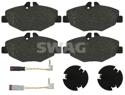 10916452 SWAG Комплект тормозных колодок, дисковый тормоз