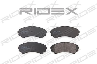 402B0186 RIDEX Комплект тормозных колодок, дисковый тормоз