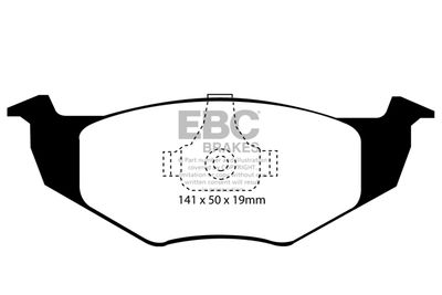 DP21056 EBC Brakes Комплект тормозных колодок, дисковый тормоз