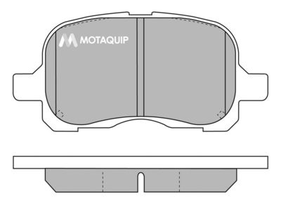 LVXL209 MOTAQUIP Комплект тормозных колодок, дисковый тормоз