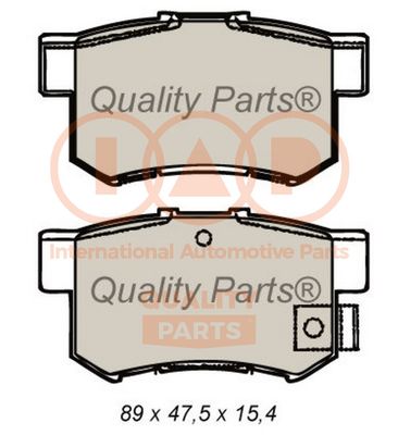 70406022 IAP QUALITY PARTS Комплект тормозных колодок, дисковый тормоз